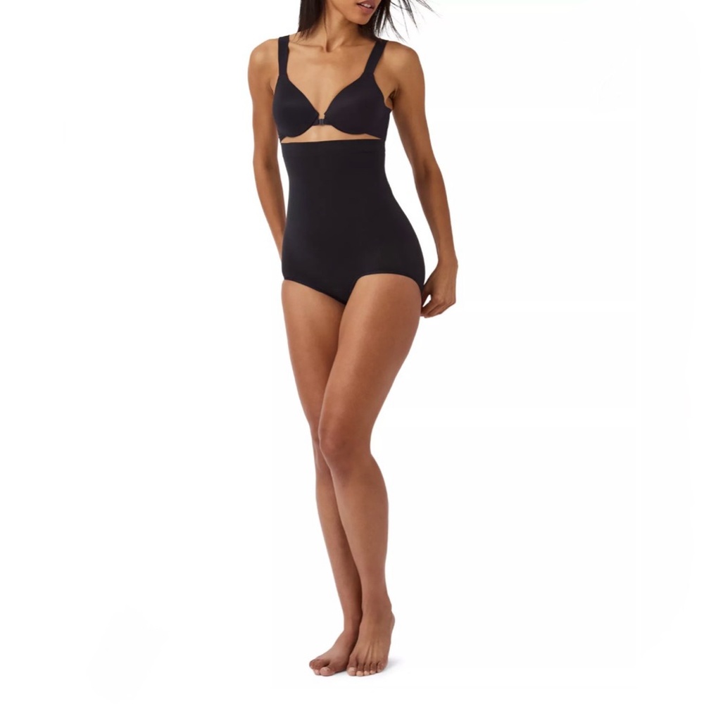 AMBRIELLE HIGH WAIST FIRM CONTROL TUMMY AND BUTT SHAPING BRIEF Black XL